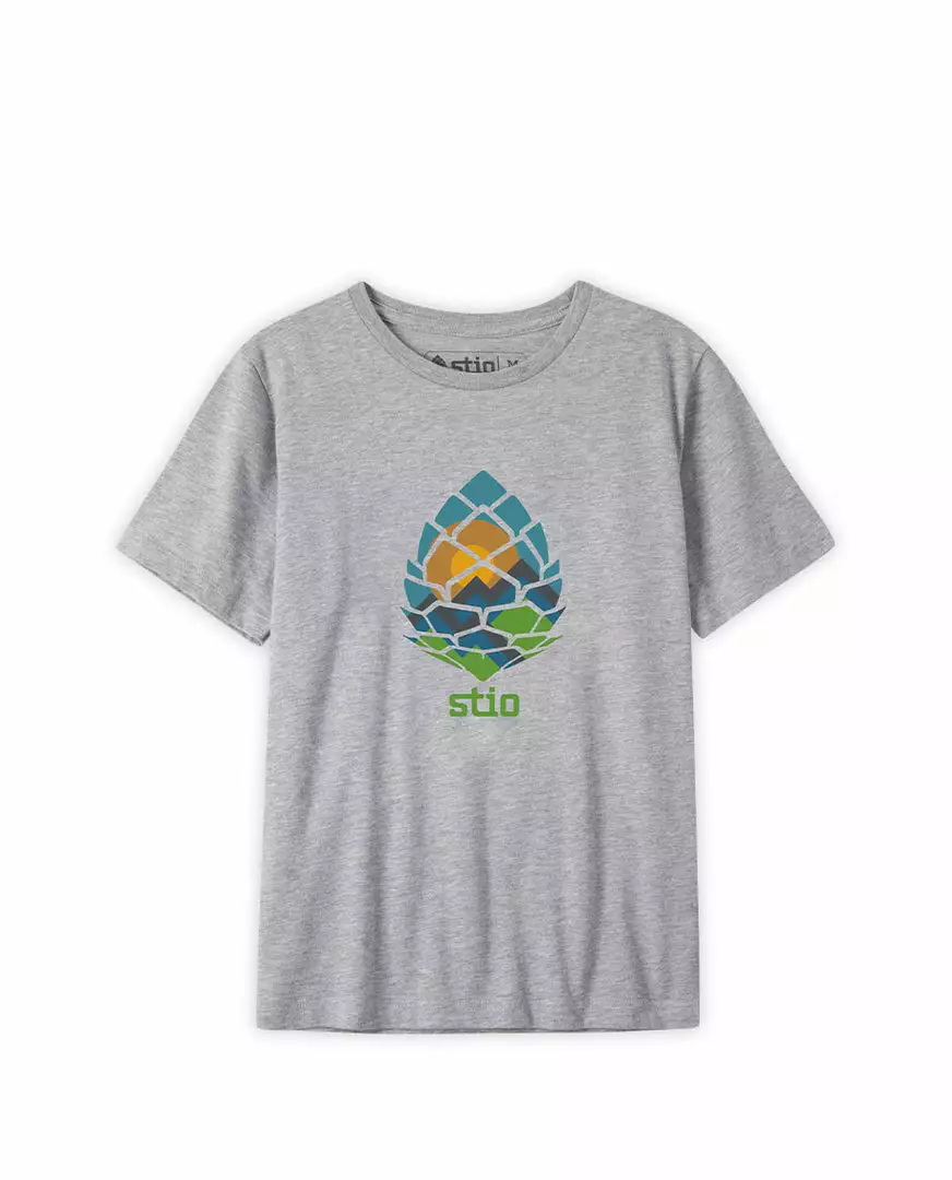 Stio Kids' Pinecone Globe Tee 3 Stio Kids' Pinecone Globe Tee