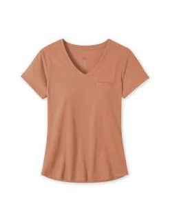 Stio Women's Divide V-Neck SS