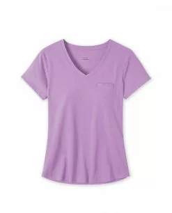Stio Women's Divide V-Neck SS