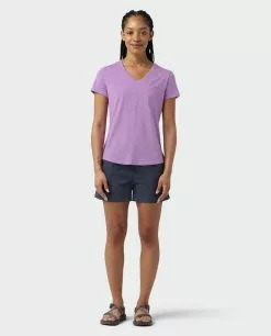 Stio Women's Divide V-Neck SS