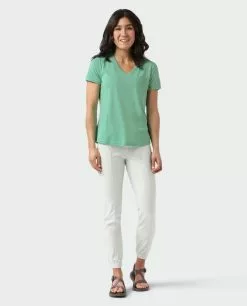 Stio Women's Divide V-Neck SS