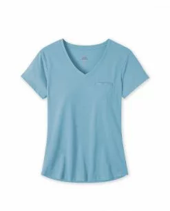 Stio Women's Divide V-Neck SS