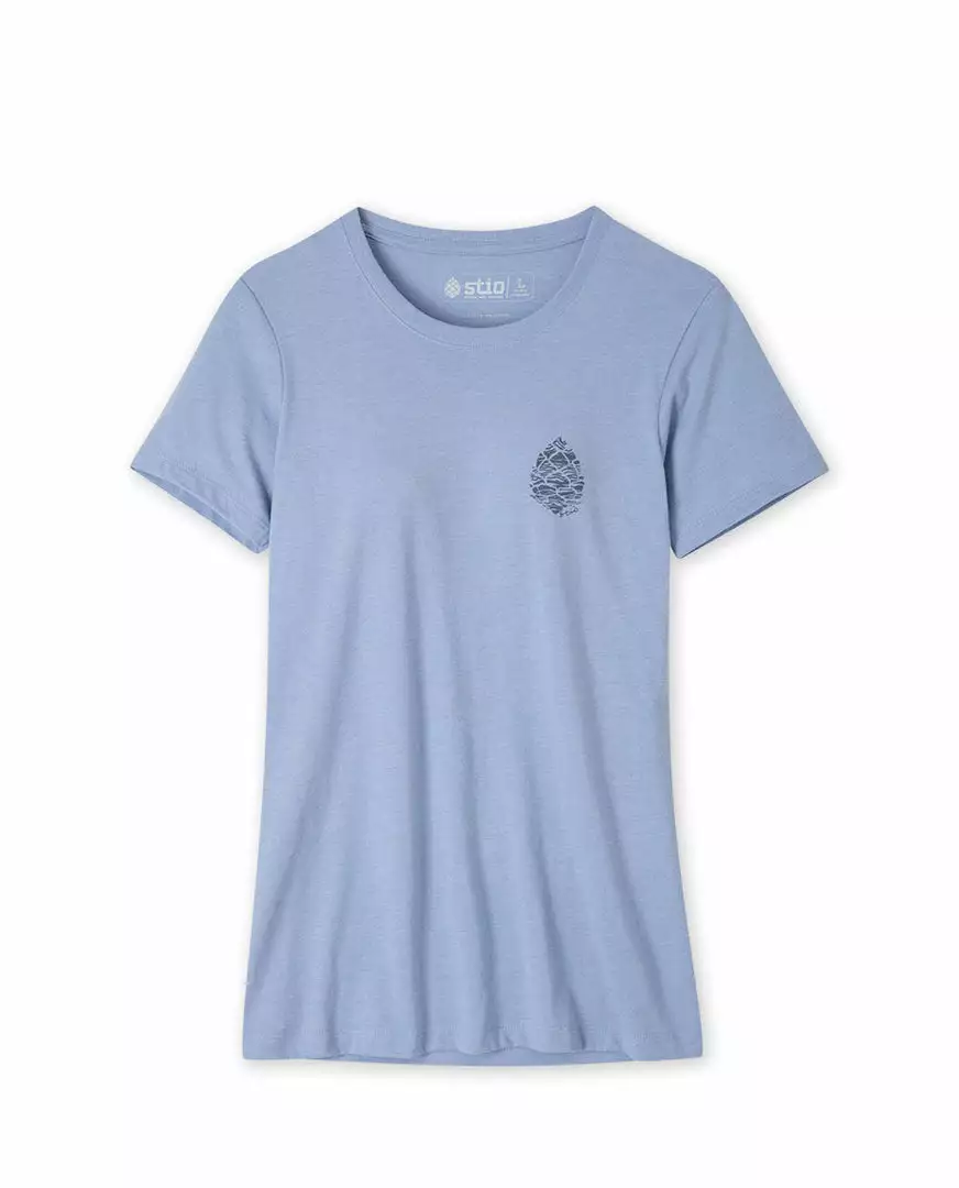 Stio Women's Pinecone Ripple Tee 7 Stio Women's Pinecone Ripple Tee