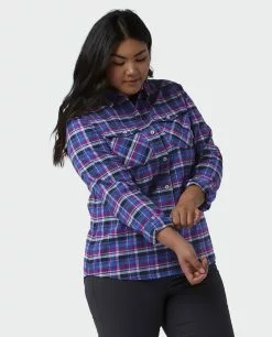Stio Women's Willow Midweight Flannel Shirt 67 Stio Women's Willow Midweight Flannel Shirt