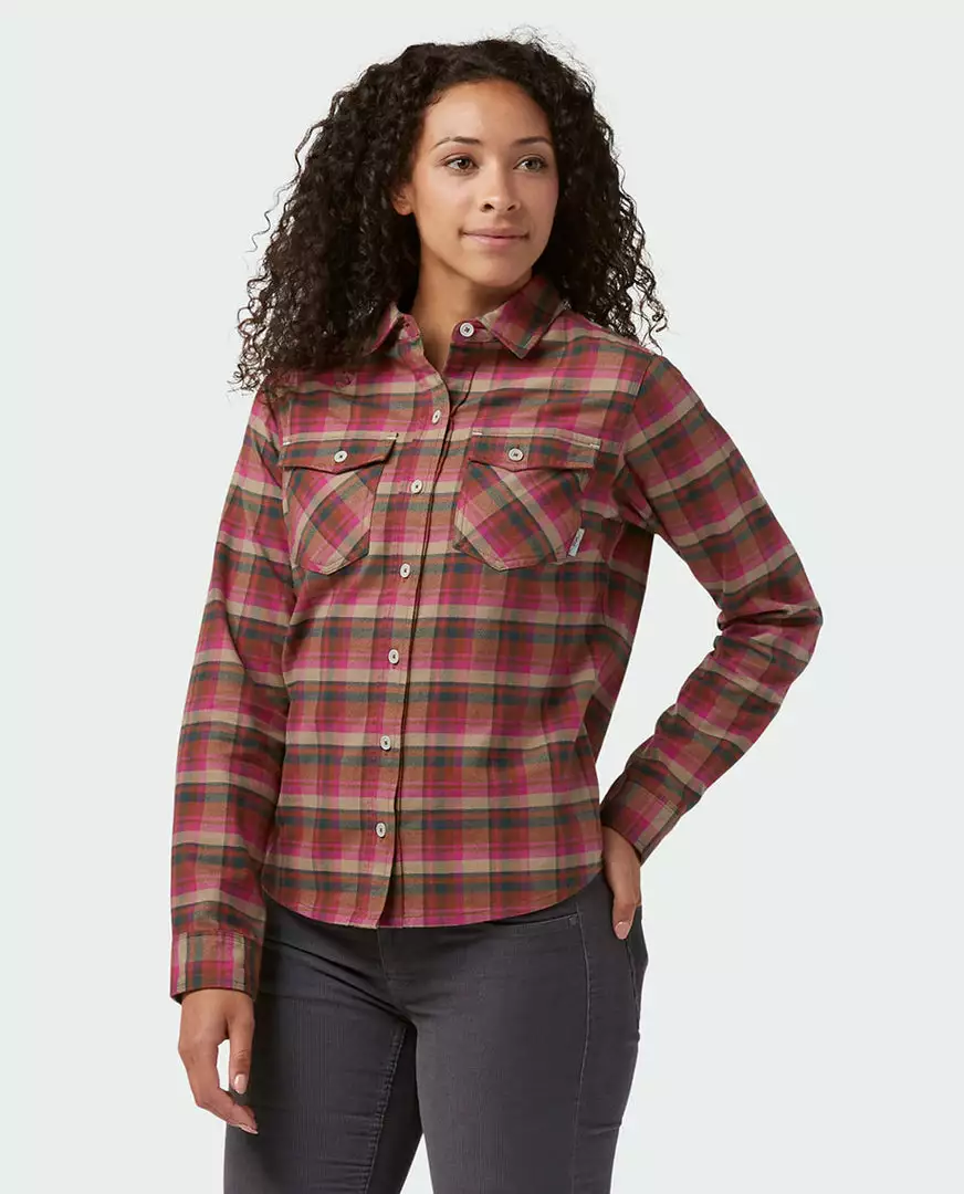 Stio Women's Willow Midweight Flannel Shirt 19 Stio Women's Willow Midweight Flannel Shirt