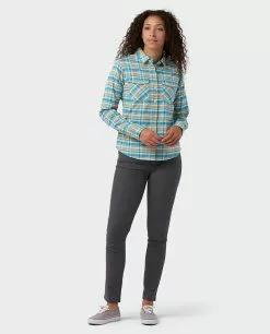 Stio Women's Willow Midweight Flannel Shirt 48 Stio Women's Willow Midweight Flannel Shirt