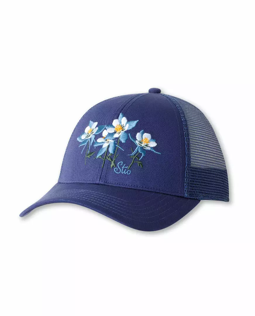 Deals New Gearzy Store -Deals New Gearzy Store Ball Cap Hat Alpine Flora Trucker Navy beeed75c f4f6 4b41 9343
